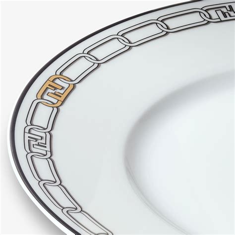 fendi plate inside|Tableware .